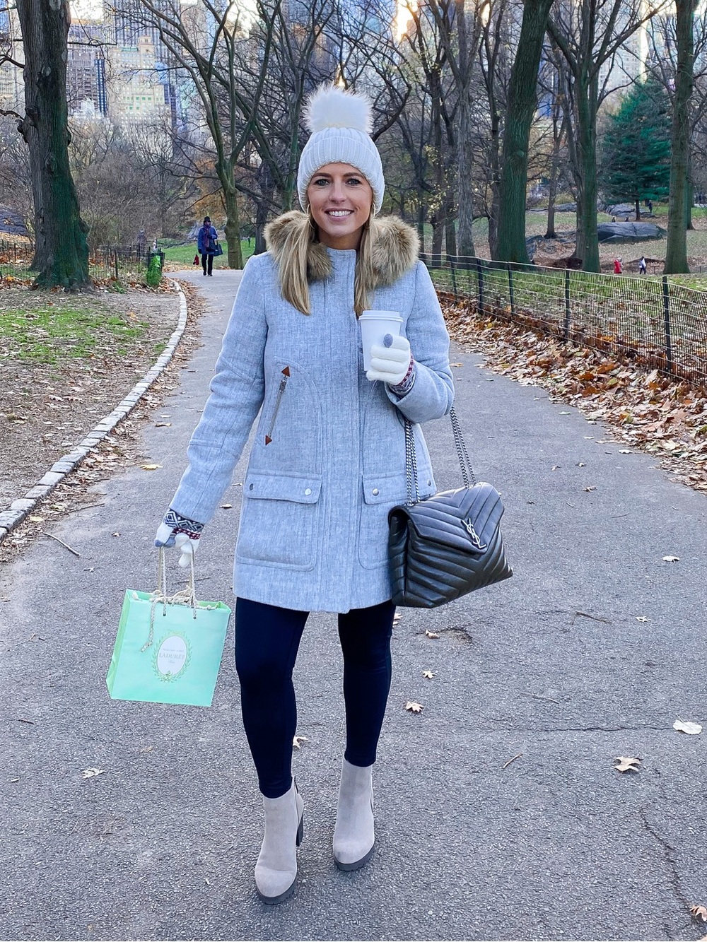 J. Crew Parka with Faux Fur Trim - Picture 4 of 13